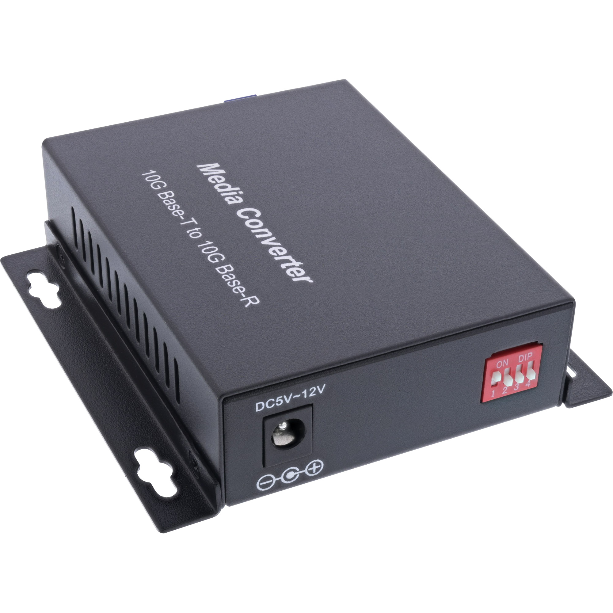 InLine® Netzwerk Media Konverter 10Gb/s TP zu SFP+ LWL (für LC Duplex), SM, 10km