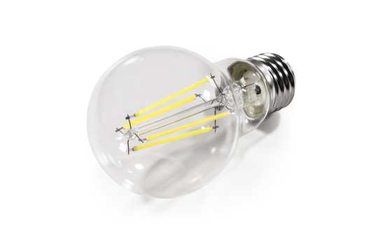 LED Filament Glühlampe McShine ''Filed'', 3000K, E27, 4W, 840lm, 230V, warmweiß