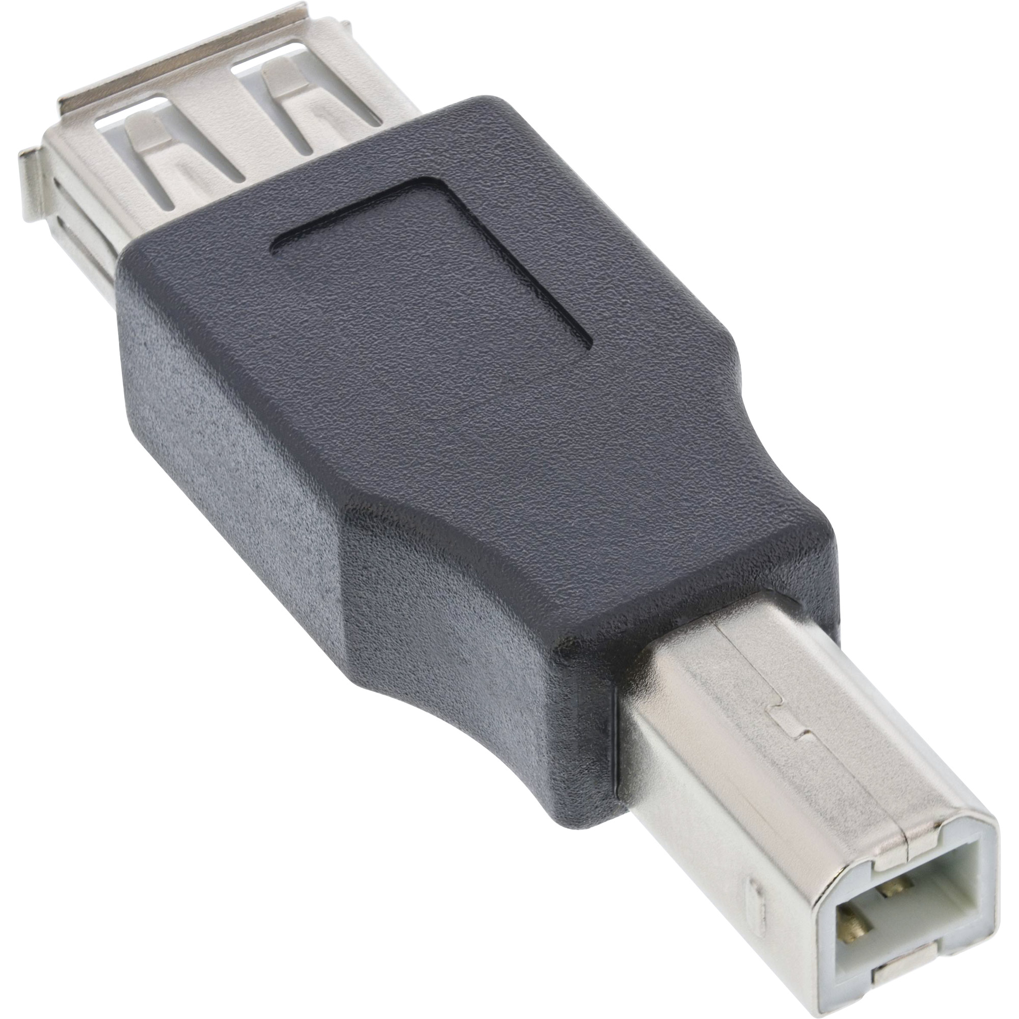 Inline® USB 2.0 Adapter, Buchse A auf Stecker B