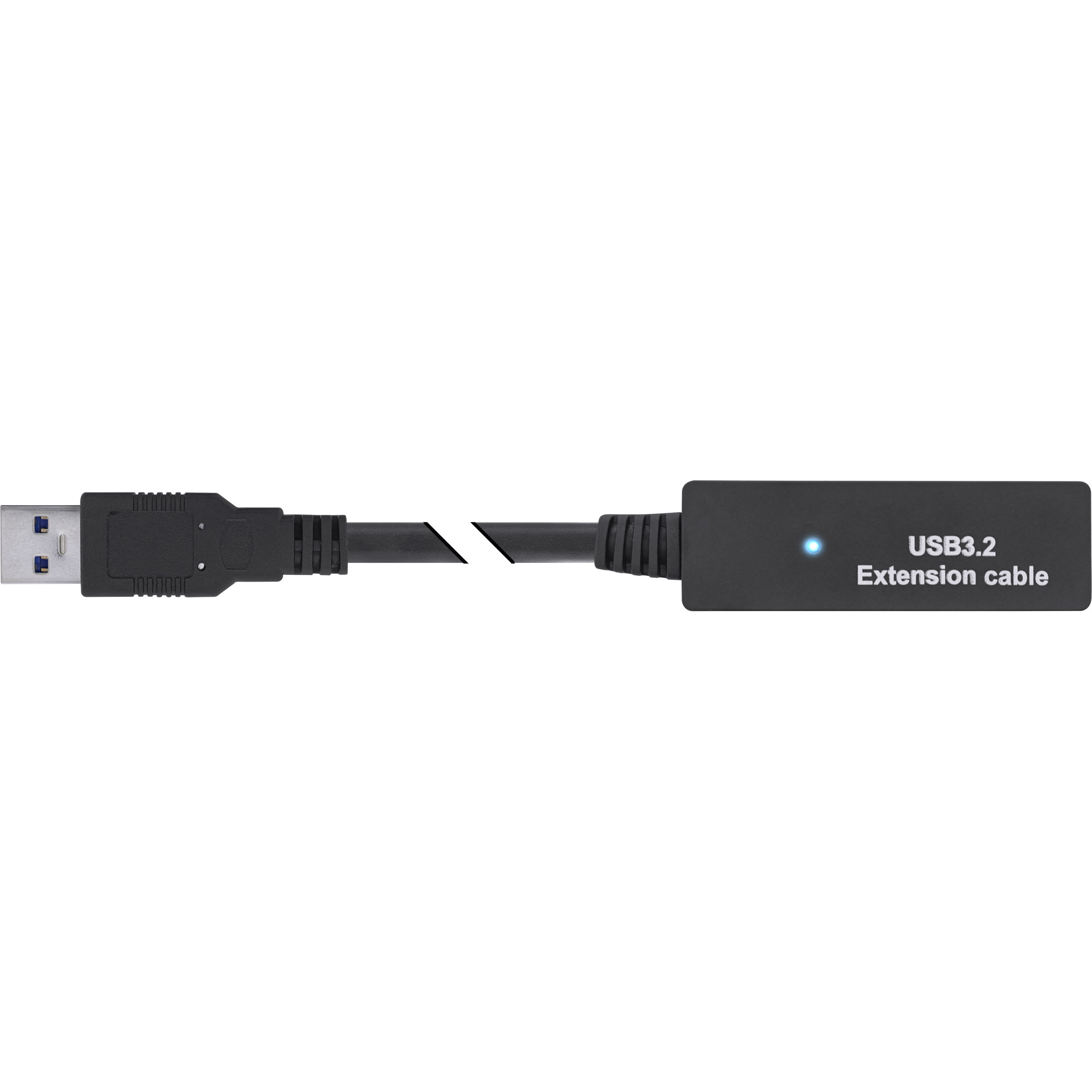 Inline® USB 3.2 Gen.1 Aktiv-VerLängerung, USB-A Stecker an USB-C Buchse, 5m
