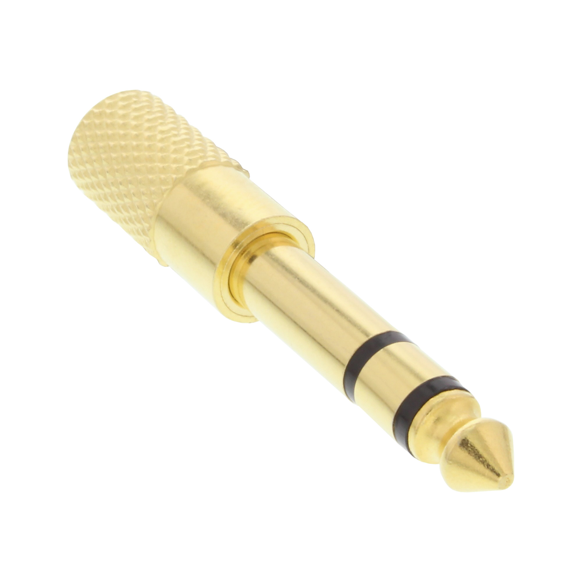 Inline® Audio Adapter, 6,3mm Klinke Stecker an 3,5mm Klinke Buchse, Stereo, gold Inline® Audio Adapter, 6,3mm Klinke Stecker an 3,5mm Klinke Buchse, Stereo, gold