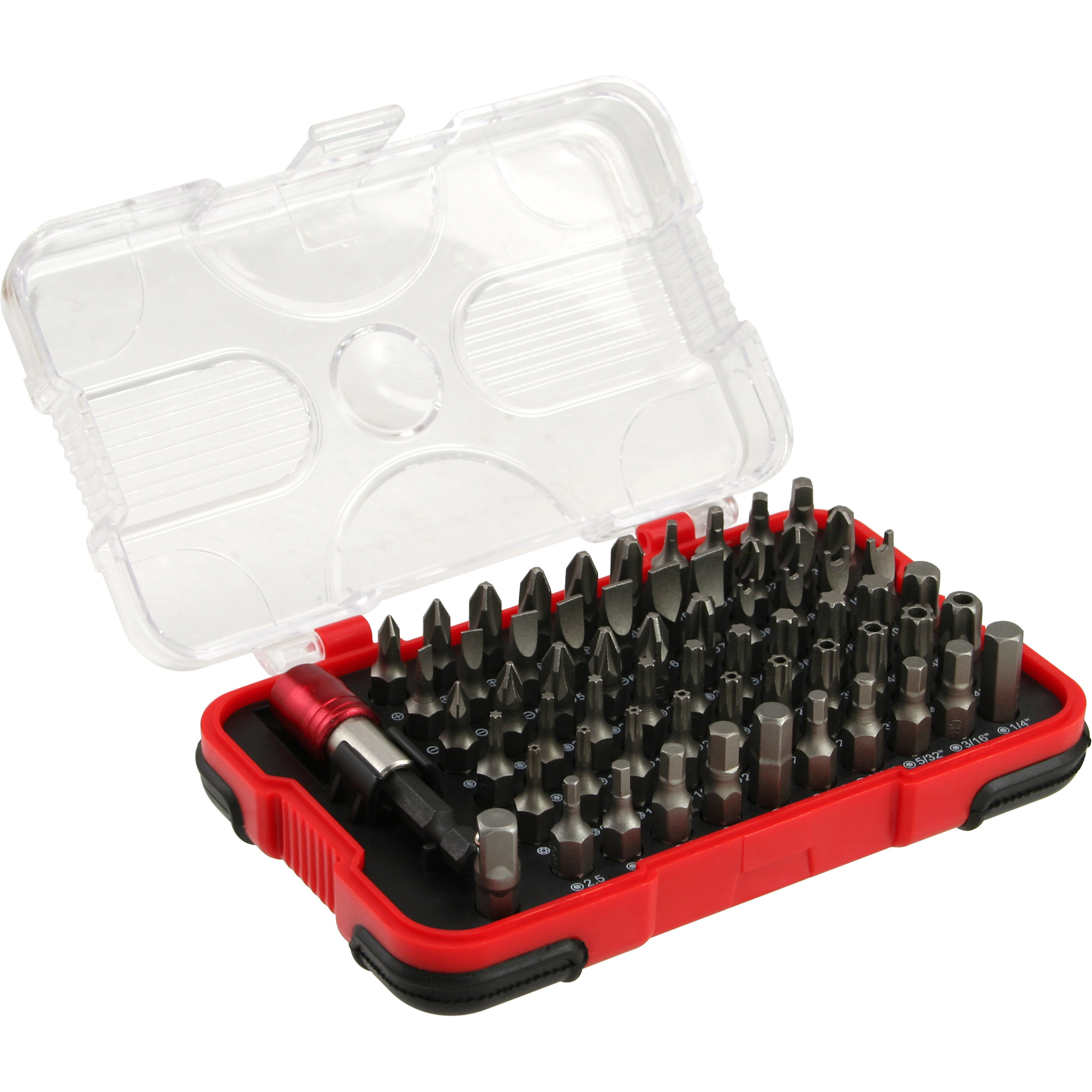 Inline® Multi Bitbox 62-teilig, mit Schnellverschluss Bithalter