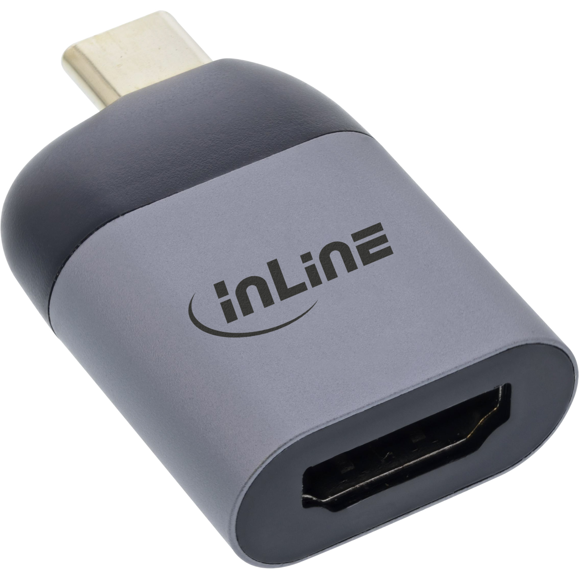 Inline® USB Display Konverter, USB-C Stecker zu HDMI Buchse 4K60Hz