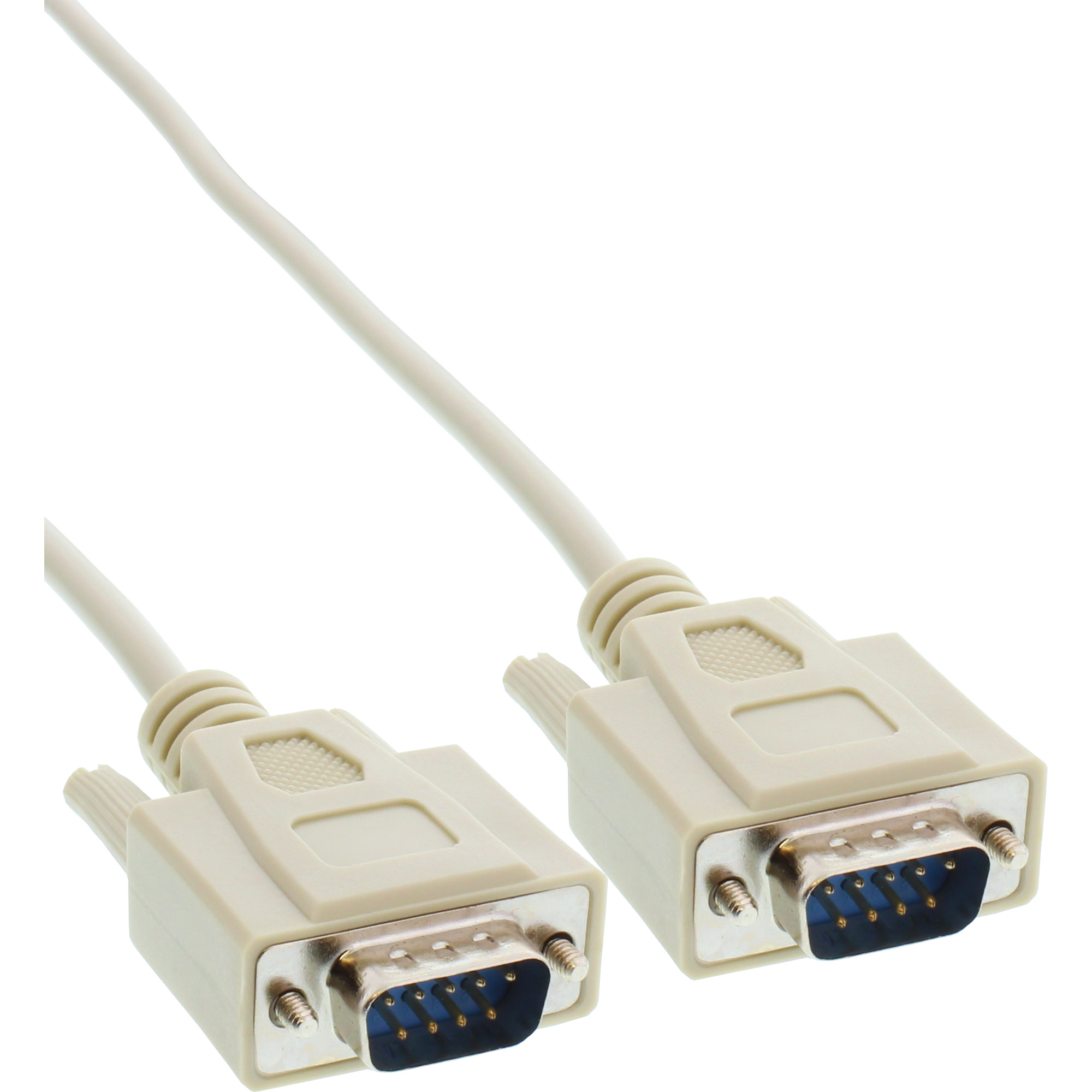 Inline® Serielles Kabel, 9pol Stecker / Stecker, vergossen, 1:1 belegt, 2m