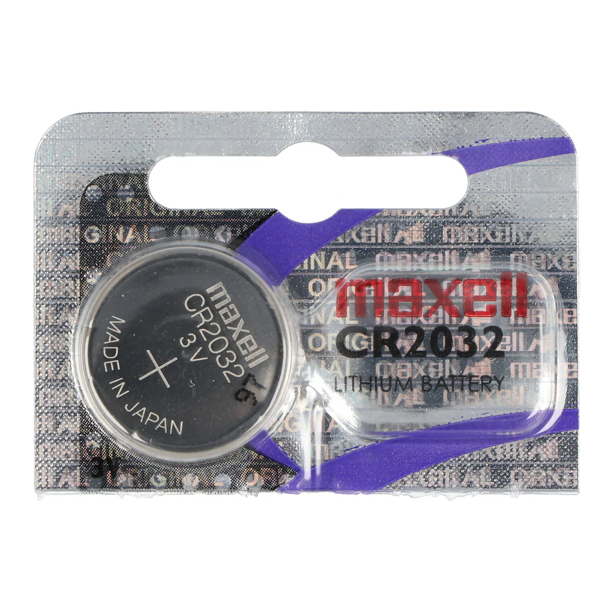 Maxell CR2032 Lithium Knopfzelle 3V - 1 Batterie aus