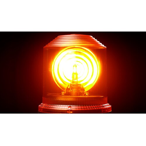 LIGHTsignal HAL BEACON LIGHT 360° Rundumkennleuchte Warnlicht 24V 1St. OSRAM