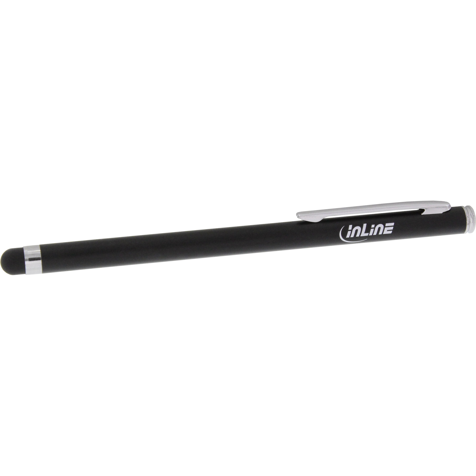 Inline® Stylus, Stift für Touchscreens von Smartphone und Tablet, schwarz