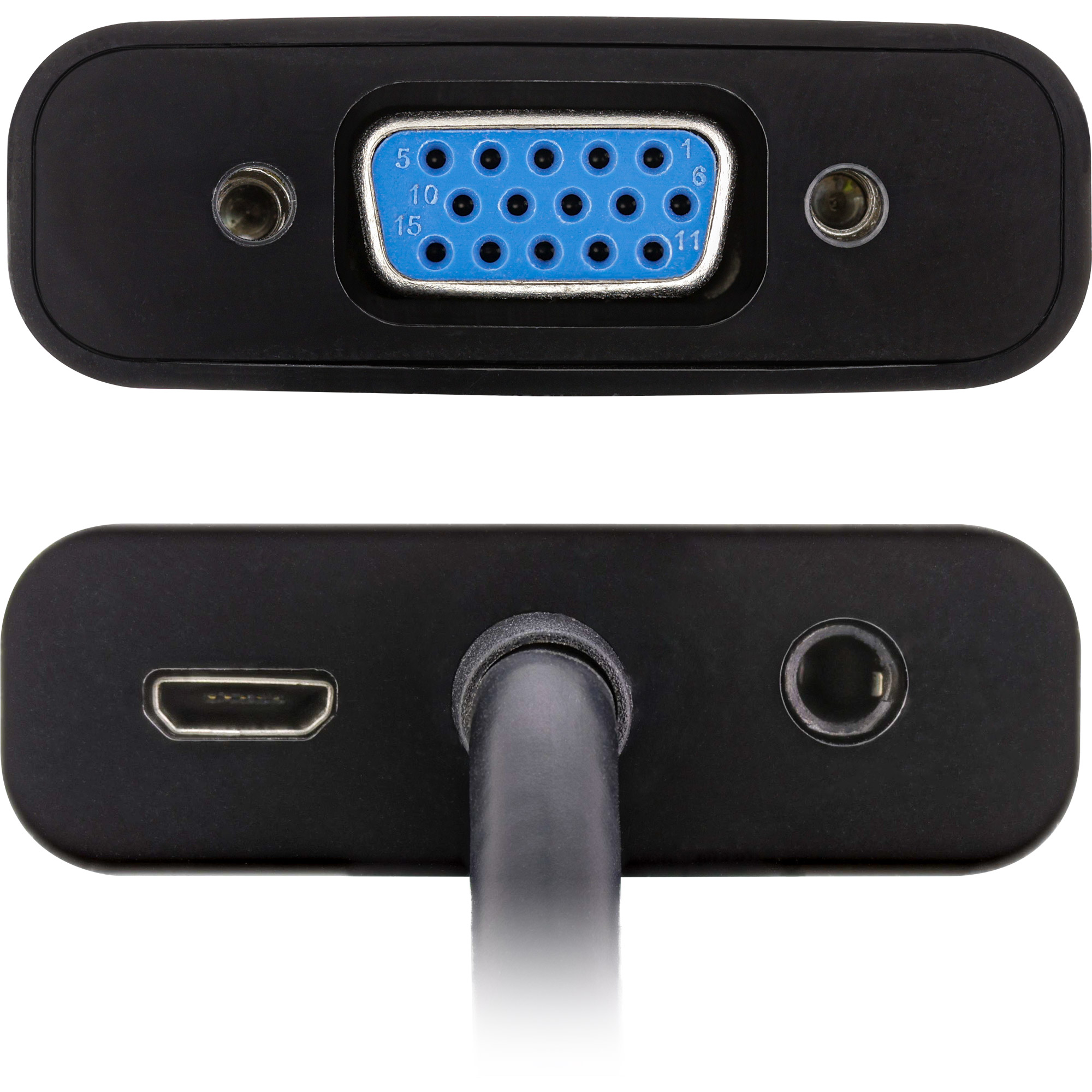 Inline® Konverter Kabel HDMI zu VGA, mit Audio