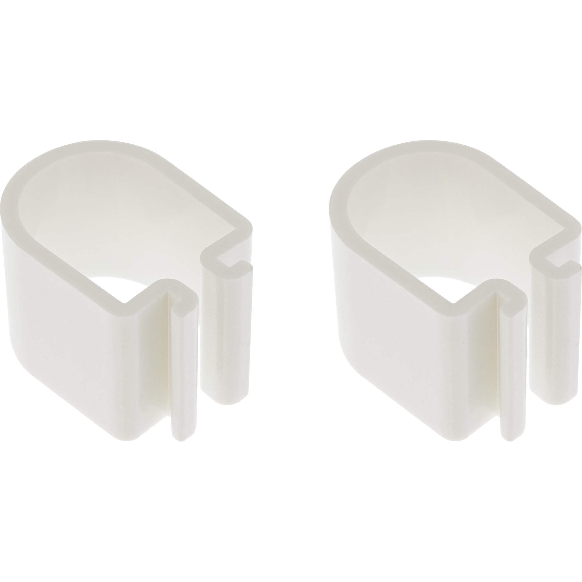 Inline® Slatwall Kabelhalter, für Tischhalterung Stangen, 2er Set