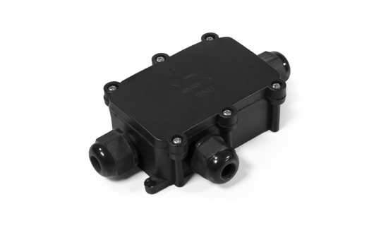 Abzweigdose McPower, IP68 - für Außen, 1 Ein- und 2 Ausgänge, T-Version, 124x72x32mm