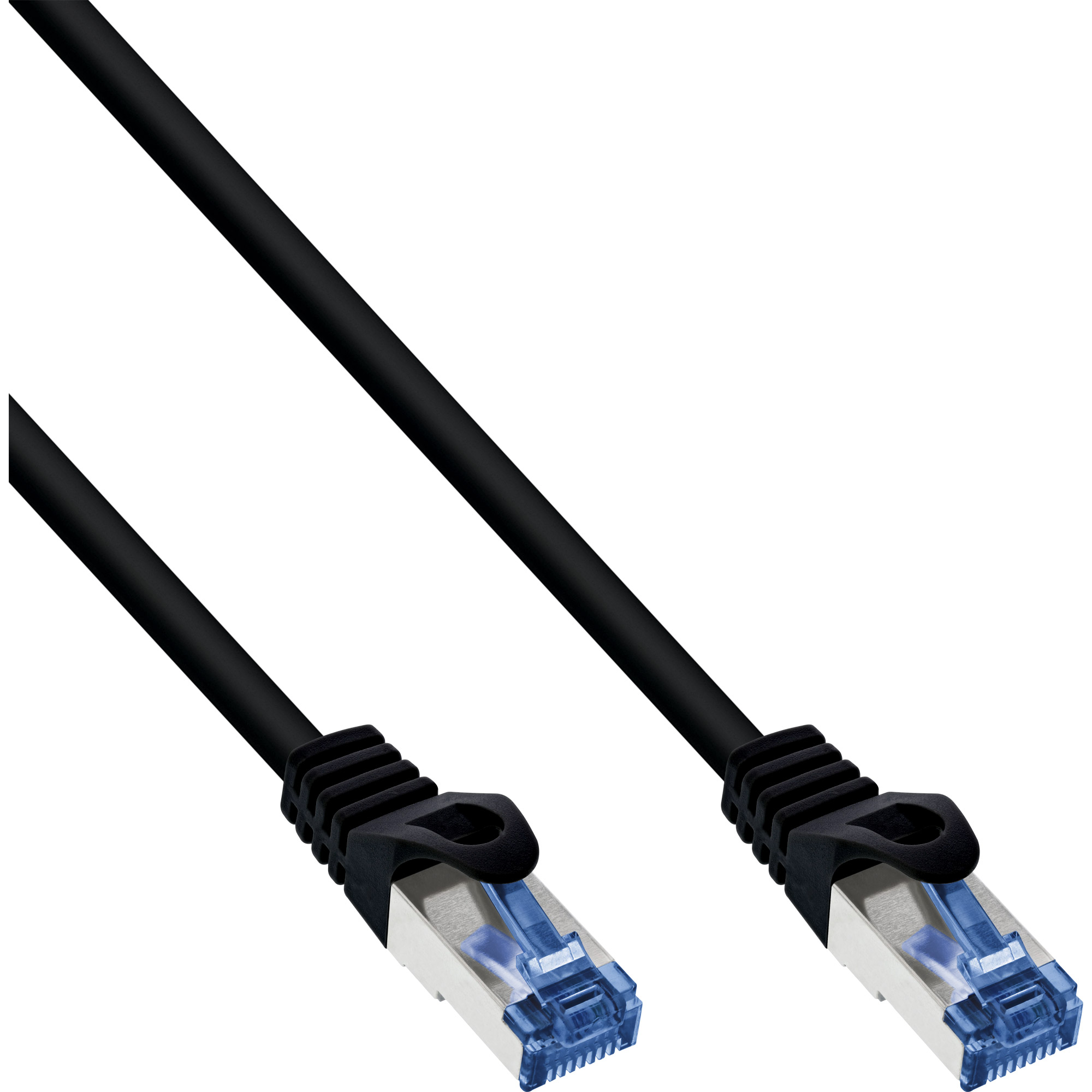 Inline® Patchkabel, Cat.6A, S/FTP, PE outdoor, schwarz, 30m
