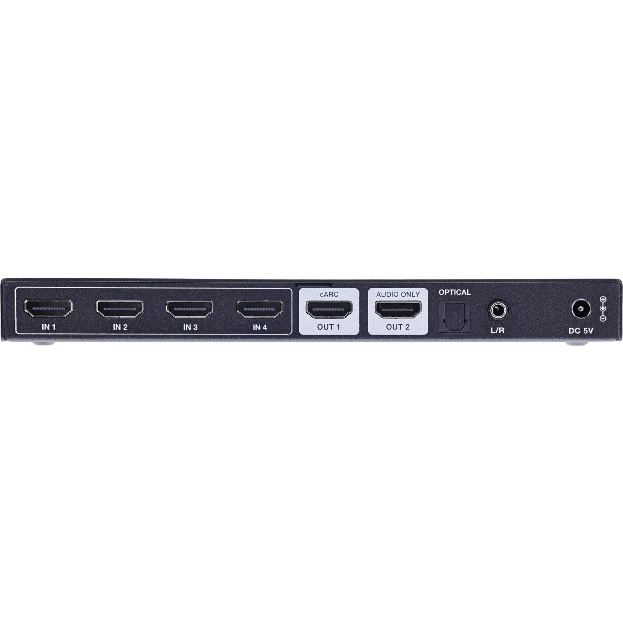 InLine® HDMI Switch, 4-fach, 48Gb/s, 8K@60Hz, mit Audio-Auskopplung