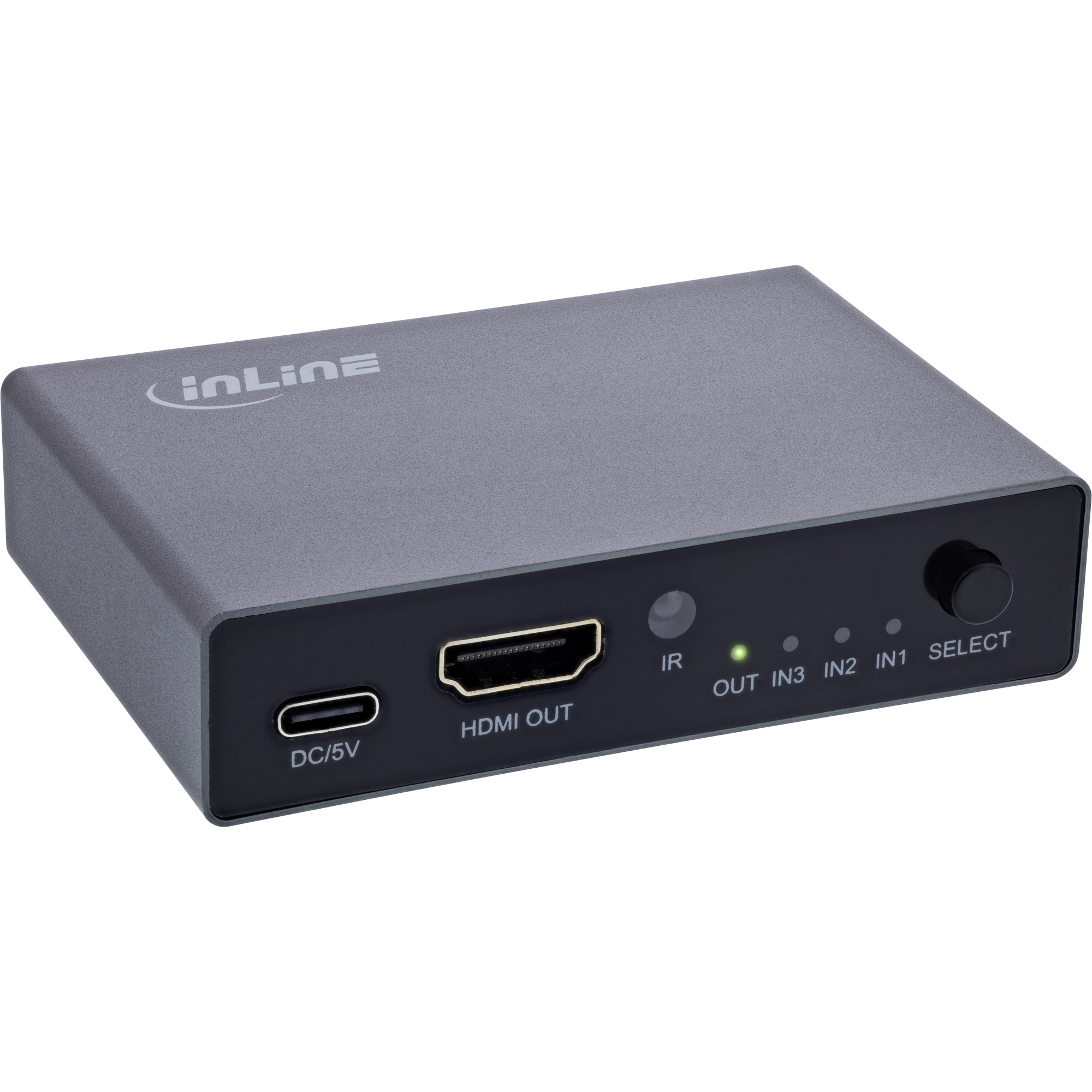 InLine® HDMI Switch, 3-fach, 8K2K@60Hz, HDCP 2.3
