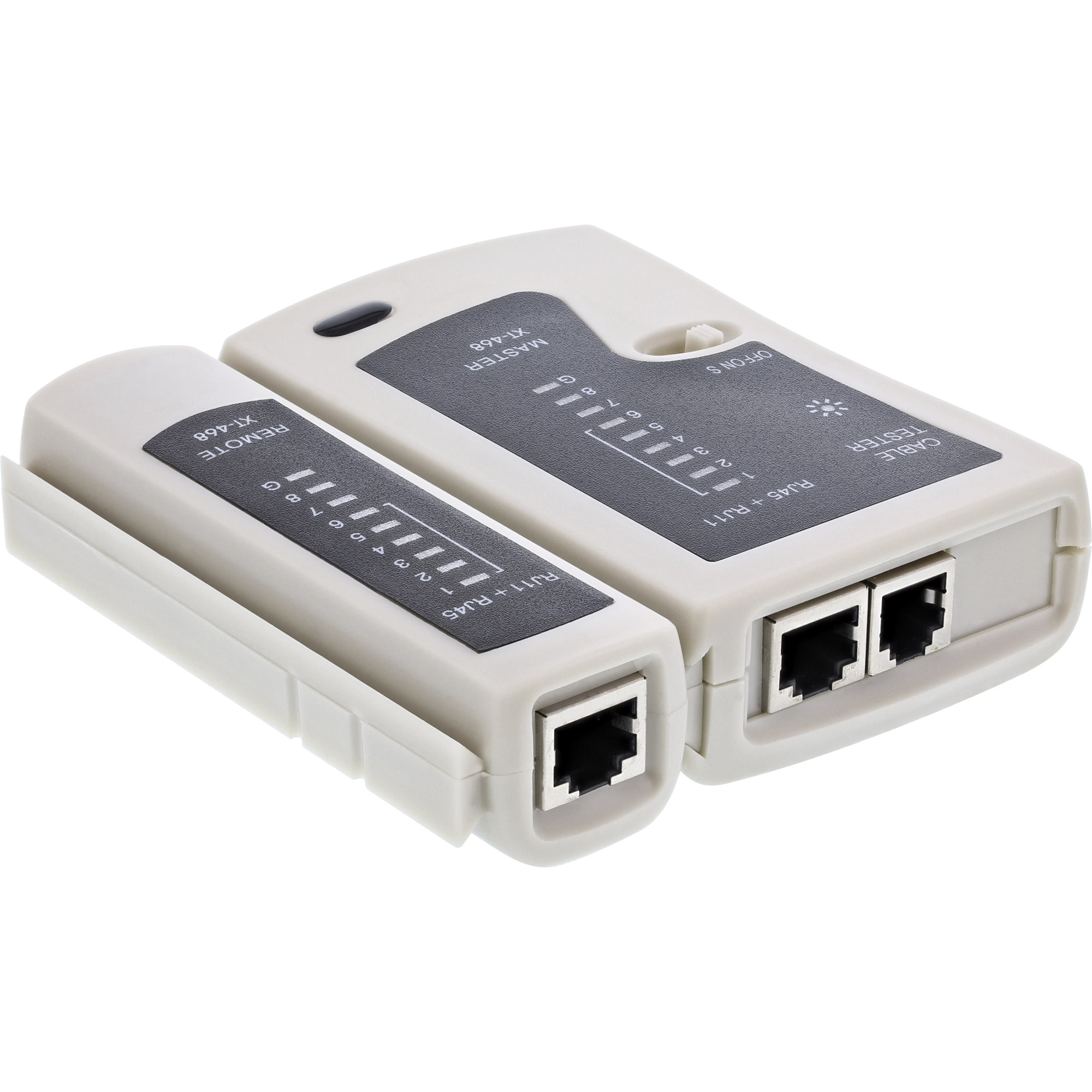 Inline® Tester für RJ45 Kabel mit 9 LED