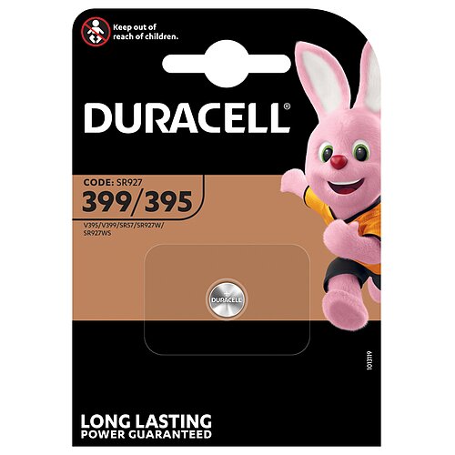 SR57 399 / 395 MultiDrain Silberoxid Batterie Duracell 395 / 399 1,55 V - 1er Verpackung