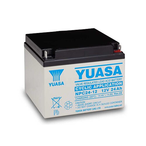 Yuasa NPC24-12l 12V 24Ah zyklenfest Yuasa NPC24-12l 12V 24Ah zyklenfest