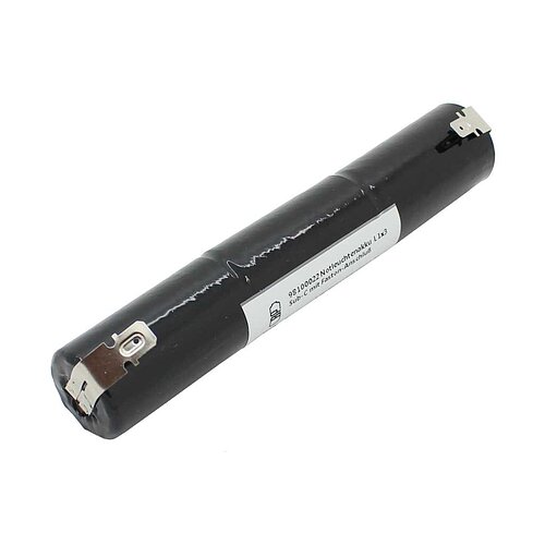 Notleuchtenakku NiCd 3,6V 1800mAh L1x3 Sub-C mit Faston-Anschluss +6,3mm / -4,8mm ersetzt CEAG 400.66.079.449