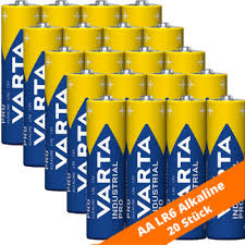 20x Varta Pro Industrial AA Mignon LR6 Alkaline Batterie