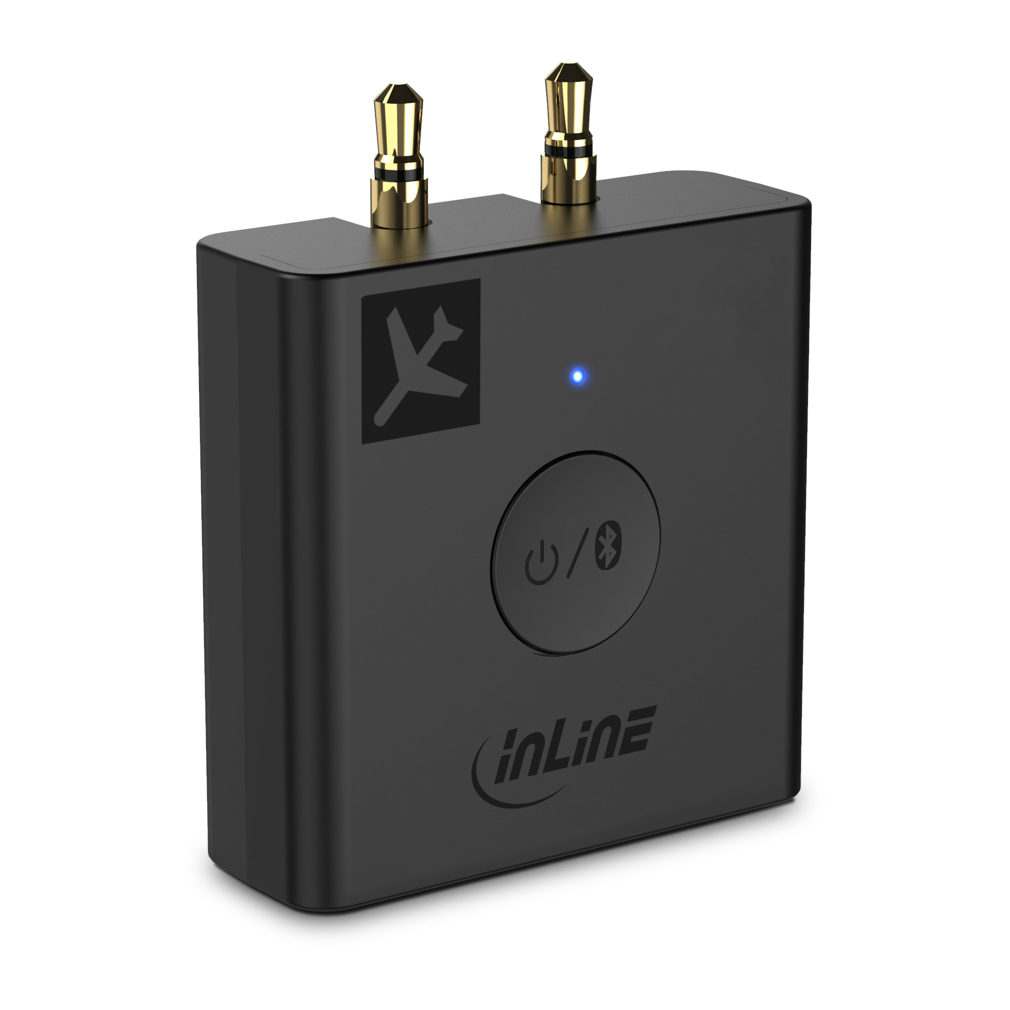 Inline® Flugzeug Bluetooth Audio Transmitter Sender, BT 5.0, aptX HD/LL Inline® Flugzeug Bluetooth Audio Transmitter Sender, BT 5.0, aptX HD/LL