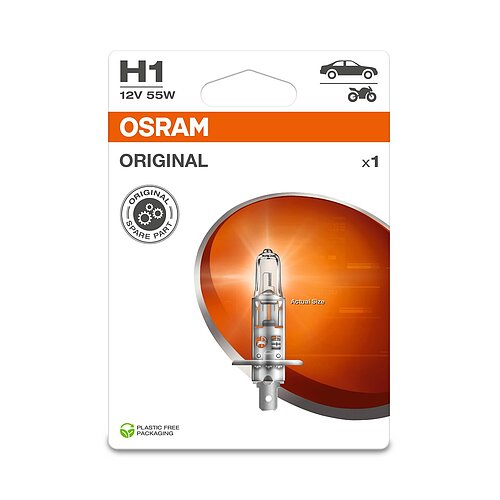 OSRAM H1 - P14,5s 12V 55W Original Spare Part Blister