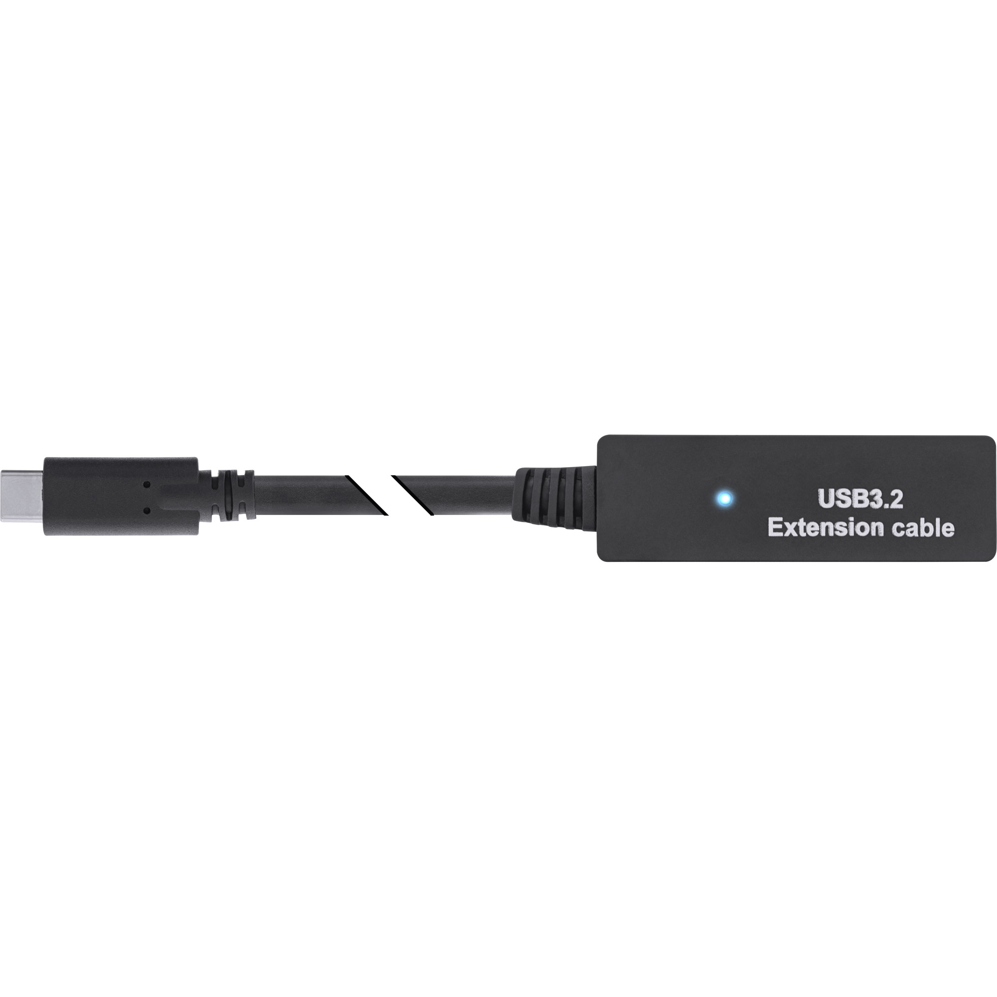 Inline® USB 3.2 Gen.1 Aktiv-VerLängerung, USB-C Stecker an USB-C Buchse, 5m