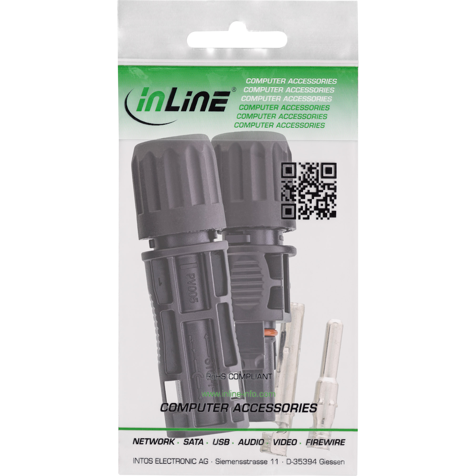 InLine® Solar Photovoltaik Steckverbinder Set, Stecker + Buchse InLine® Solar Photovoltaik Steckverbinder Set, Stecker + Buchse