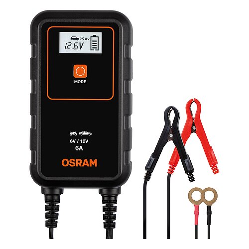 BATTERYcharge 906 Intelligentes Batterielade- und Batteriewartungsgerät 1St. OSRAM