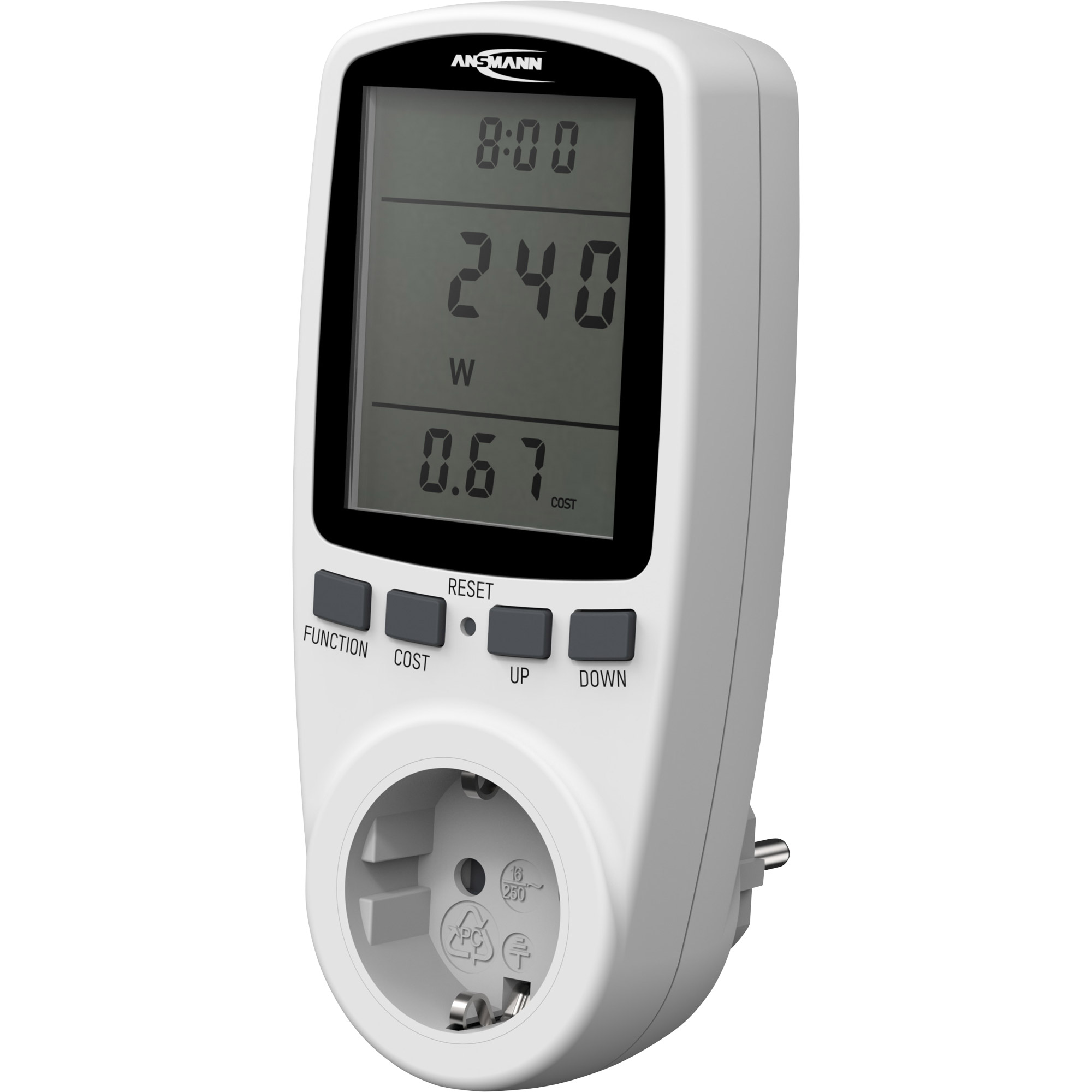ANSMANN 1260-0007 Energiekosten-MessGerät APM2