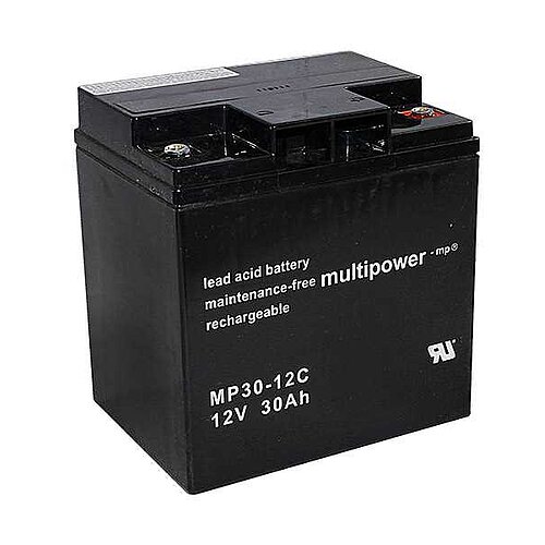 Multipower MP30-12C AGM 12 V 30 Ah - M6 Schraubanschluss Multipower MP30-12C AGM 12 V 30 Ah - M6 Schraubanschluss