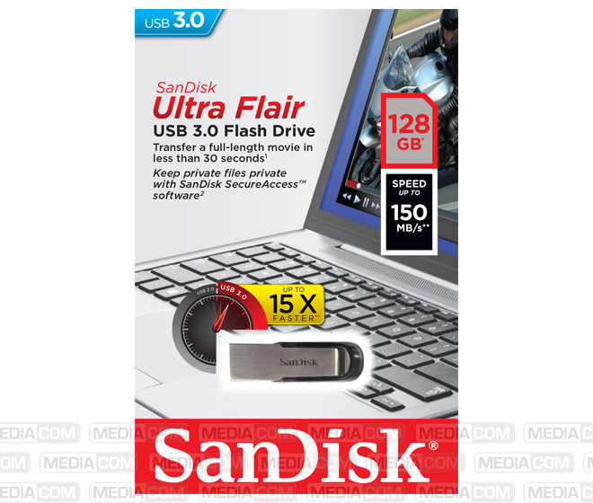 USB 3.0 Stick 128GB, Ultra Flair USB 3.0 Stick 128GB, Ultra Flair