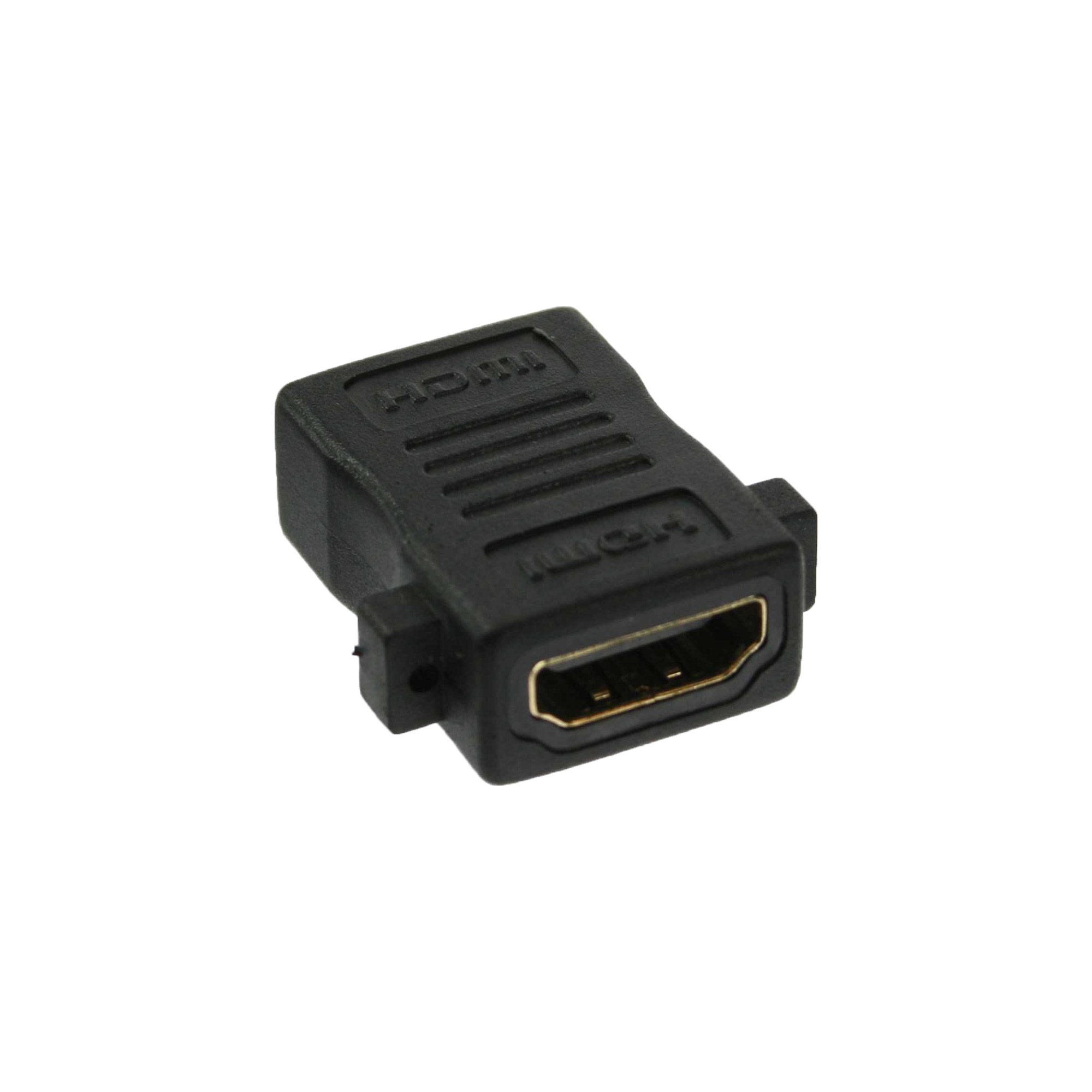Inline® HDMI Adapter zum Einbau, HDMI A Buchse/Buchse, vergoldete Kontakte, 4K2K Inline® HDMI Adapter zum Einbau, HDMI A Buchse/Buchse, vergoldete Kontakte, 4K2K
