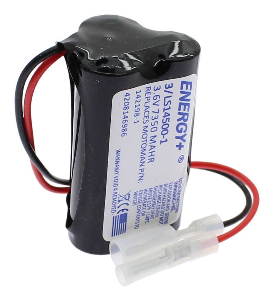 Speicherbatterie 3,6V ersetzt Motoman 142198-1, MW9470932-A, 4208146986, 3/LS14500-1 Speicherbatterie 3,6V ersetzt Motoman 142198-1, MW9470932-A, 4208146986, 3/LS14500-1