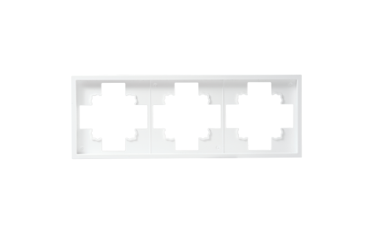 Rahmen McPower ''Shallow'' 3-fach, weiß