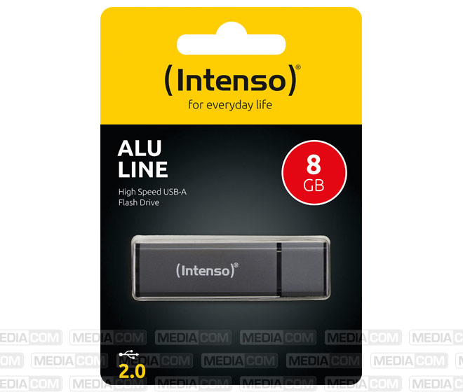 USB 2.0 Stick 8GB, Alu Line, anthrazit USB 2.0 Stick 8GB, Alu Line, anthrazit