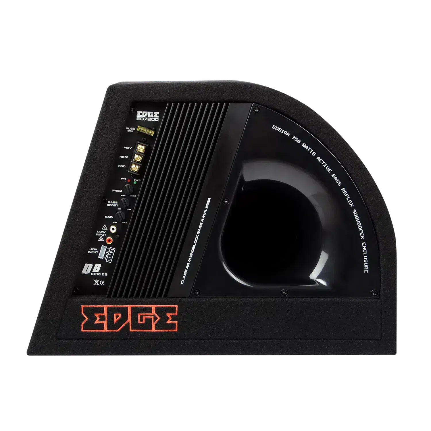 Edge Car Audio DB EDB10A-E0 10 Zoll Aktiv-Gehäusesubwoofer Edge Car Audio DB EDB10A-E0 10 Zoll Aktiv-Gehäusesubwoofer