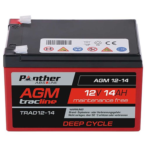 Panther tracline AGM Deep Cycle 12V 14Ah Panther tracline AGM Deep Cycle 12V 14Ah