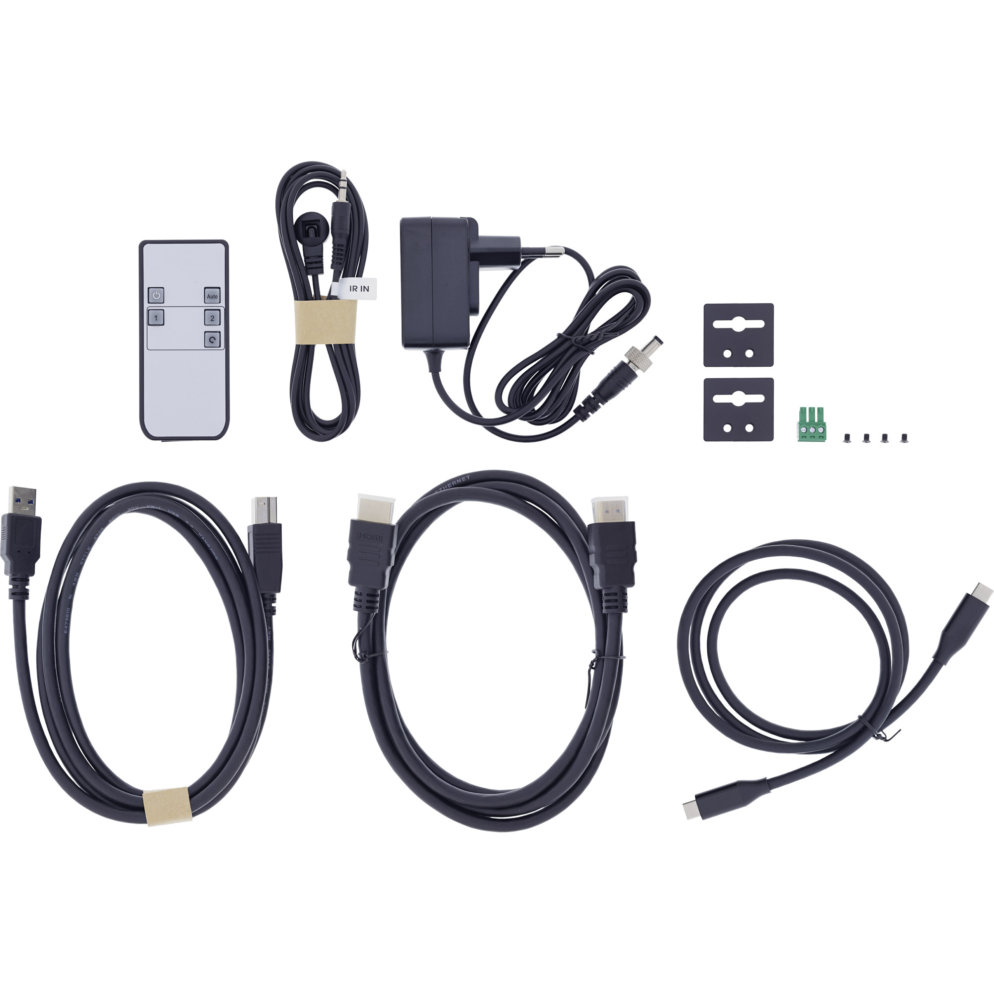InLine® KVM Switch, 2-fach, HDMI & USB-C, 4K60Hz, Umschalter