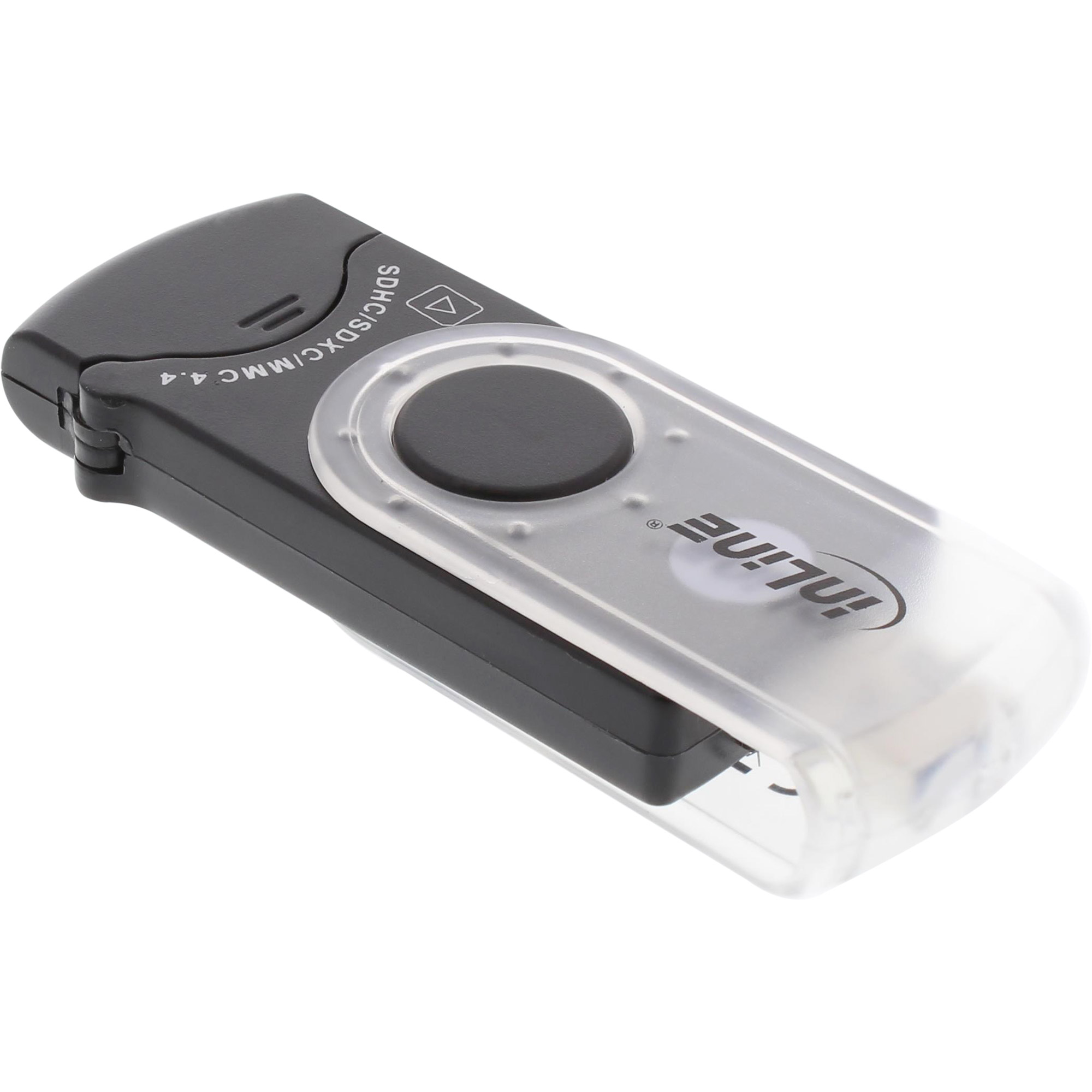 Inline® USB 3.0 Mobile Card Reader mit 2 Laufwerken, für SD, SDHC, SDXC, microSD