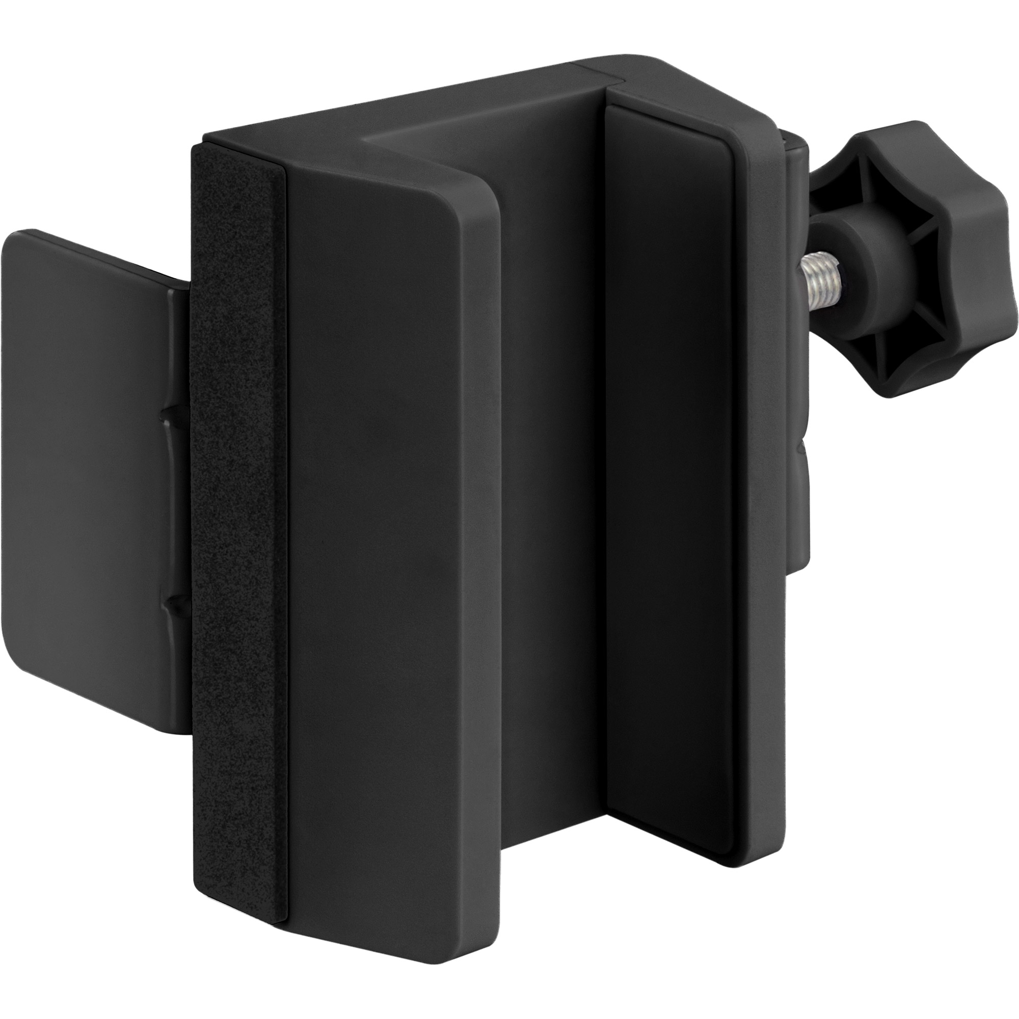 Inline® Tischbein-Klemme für Steckdosenleiste, Schraubklemme, schwarz