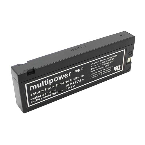 Multipower MP1222A AGM 12 V 2,2 Ah - Klemmkontakte