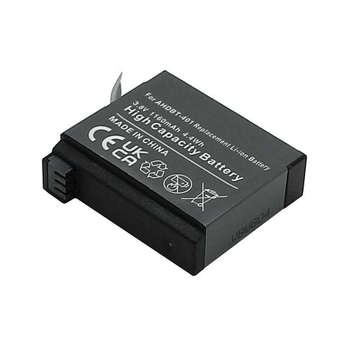 Digicam-Akku LiIon 3,8V 1160mAh passend für GoPro Hero 4 Digicam-Akku LiIon 3,8V 1160mAh passend für GoPro Hero 4