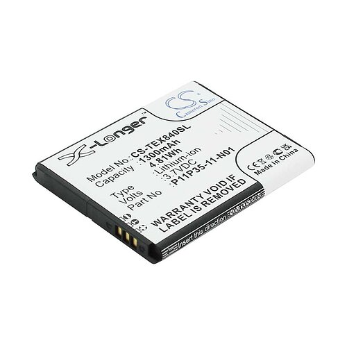 PDA-Akku LiIon 3,7V 1300mAh ersetzt Texas Instruments 3.7L12005SPA