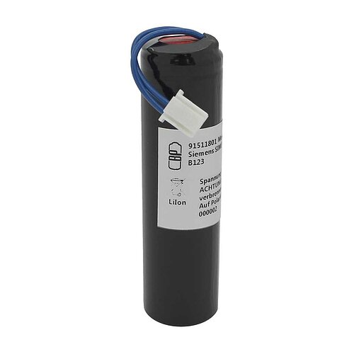 Messgeräteakku LiIon 3,7V 2500mAh ersetzt Siemens SIME 0360/C97158-C3077-B123 Messgeräteakku LiIon 3,7V 2500mAh ersetzt Siemens SIME 0360/C97158-C3077-B123