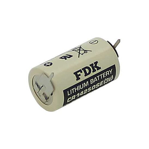 FDK / Sanyo Lithium CR14250SE 3V mit Printanschluß +- FDK / Sanyo Lithium CR14250SE 3V mit Printanschluß +-