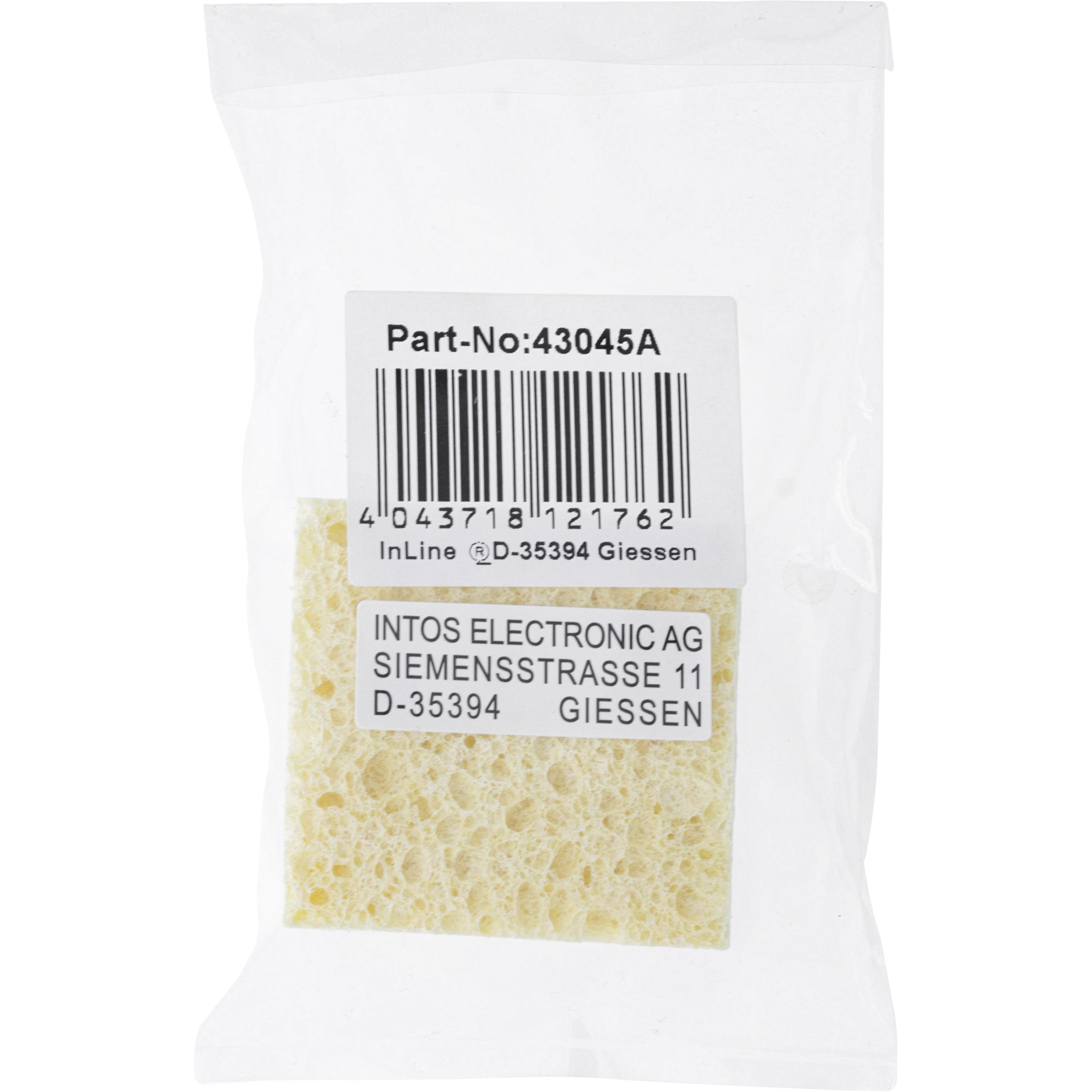 Inline® Ersatz-Schwamm für Lötstation, 5x5x1cm