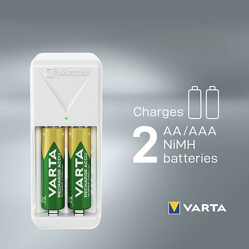 NiMH Akku Mini Ladegerät 0,385 A Varta 57656 für AA Mignon AAA Micro