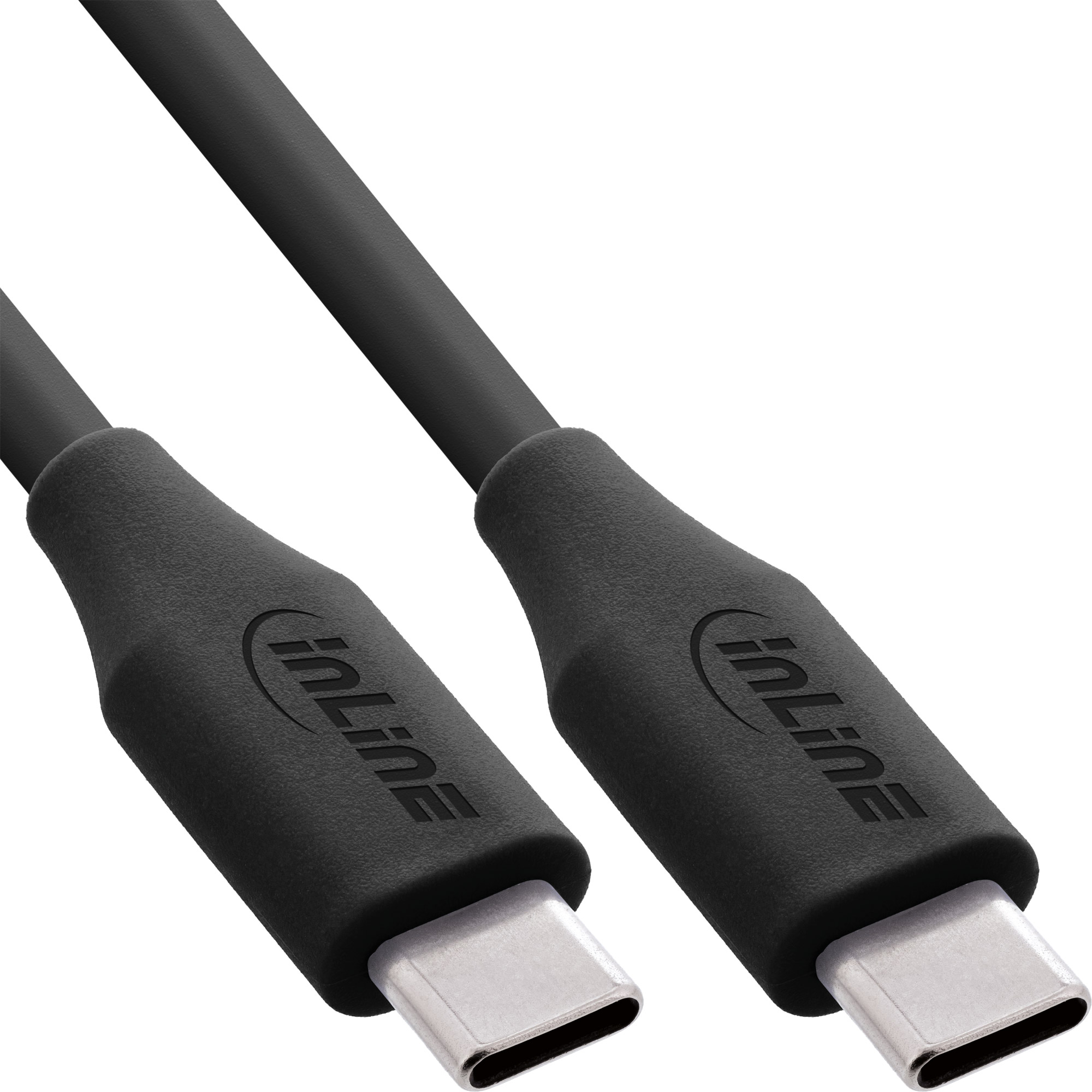 InLine® "Colour your Charge" USB-C Schnellladekabel 100W Schwarz 0,5m InLine® "Colour your Charge" USB-C Schnellladekabel 100W Schwarz 0,5m