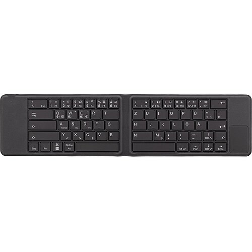 Inline® faltbare Bluetooth Tastatur "BT-Pocket", für bis zu 3 Bluetooth-geräte