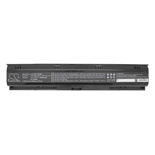 Laptopakku LiIon 14,4V 4400mAh ersetzt HP 633734-141 Laptopakku LiIon 14,4V 4400mAh ersetzt HP 633734-141