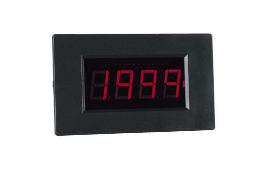 LED Voltmeter-Einbaumodul PeakTech ''LDP-235'', LCD-Anzeige, Hintergrundbeleuchtung, Rot